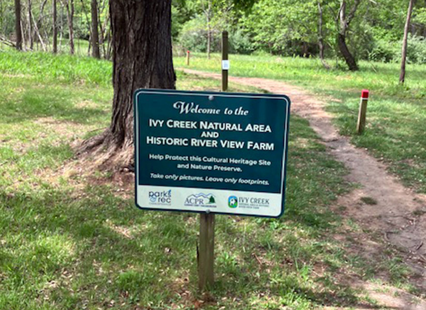 Welcome sign