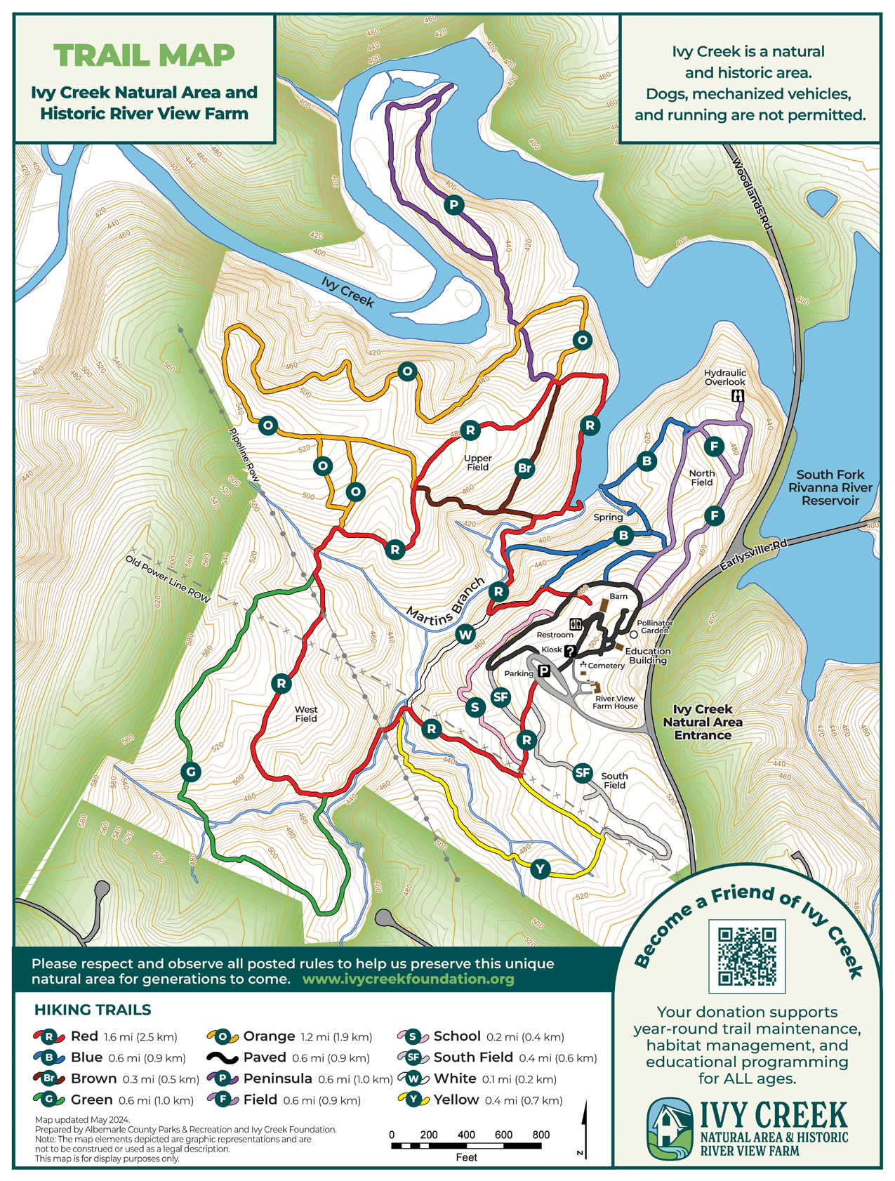 Kiosk Trail Map 2024
